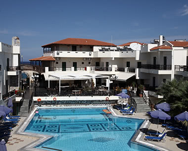 Kursreise 3-Sterne Strandhotel in Gouves: Außenansicht