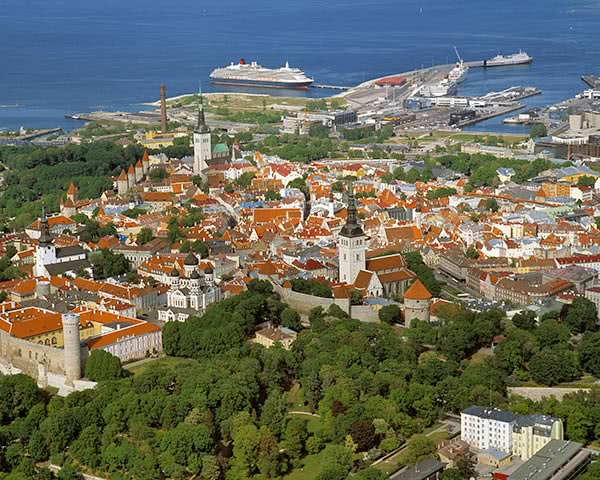 Studienreise Tallinn: Luftbild