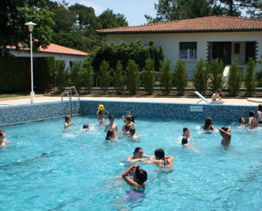 Schülerfahrt Domaine du Pignada- Pool