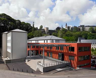 Schulfahrt Luxemburg City Hostel- Außenansicht