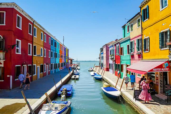 Murano und Bubrano Häuser