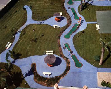 Studienfahrt Katalonien Hotel Goya Park: Minigolfanlage