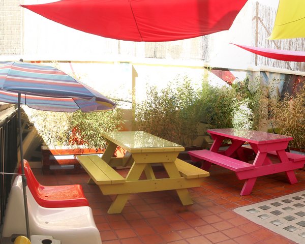 Hostel in Valencia - Terrasse