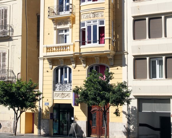 Hostel in Valencia - Außenansicht