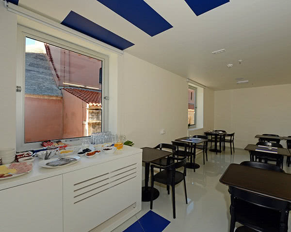 Jugendfahrt Hostel Zadar- Frühstücksbereich