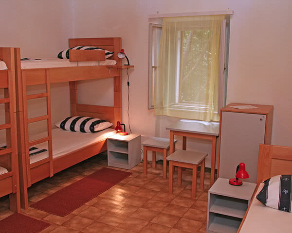 Schulreise Jugendherberge Losinj: Mehrbettzimmer