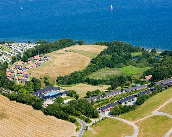 Klassenfahrt Ferienpark Løjit- Luftaufnahme