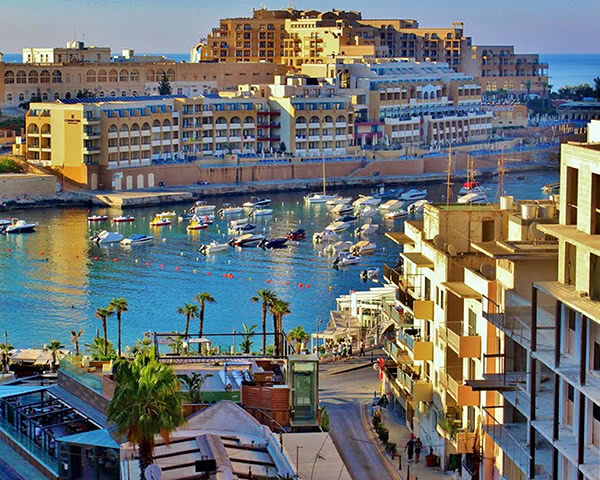 Jugendreise Gastfamilien Malta- Hafen von Valletta Gastfamilien Malta
