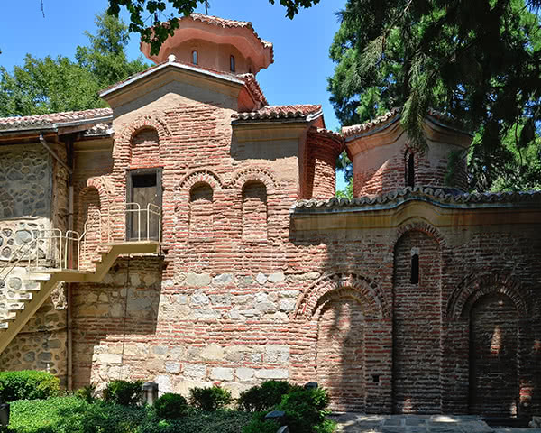 Bojana-Kirche- Innenhof Sofia bojana-Kirche