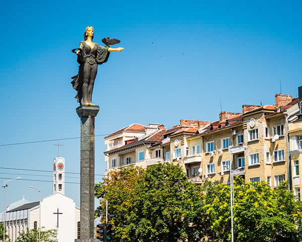 Impressionen Sofia: Statue Sveta Sofia