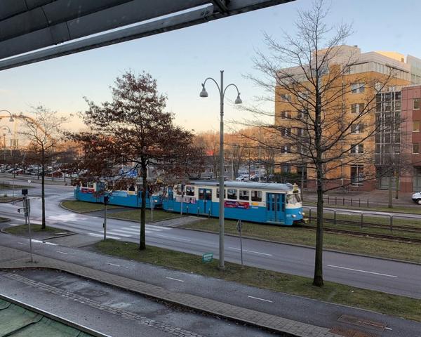 Klassenfahrt Göteborg - Blick aus dem Hostel