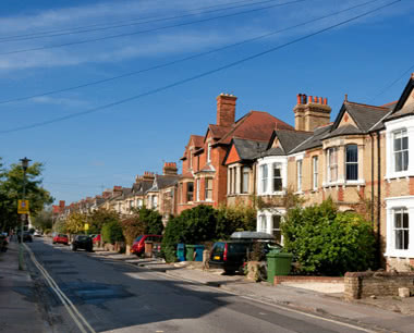 Kursreise Oxford: Häuserzeile