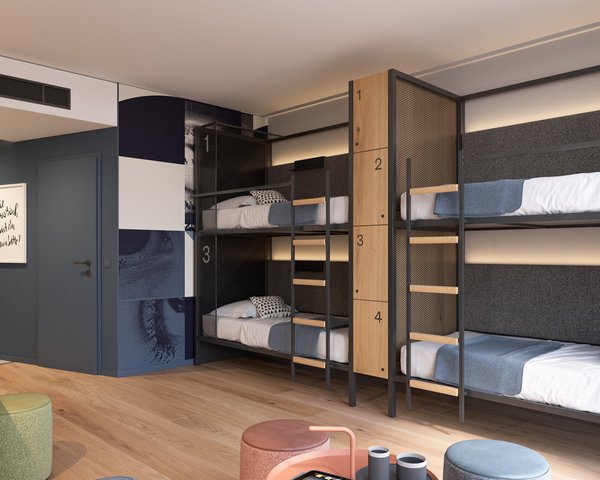 H2 Hotel Wien - Mehrbettzimmer