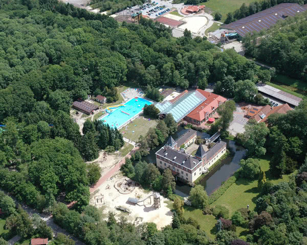 Schulreise Ferienzentrum Schloss Dankern- Luftaufnahme