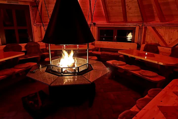 Jugendherberge Altenberg - Grillhütte Innen