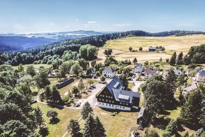 Jugendherberge Frauenstein - Luftaufnahme