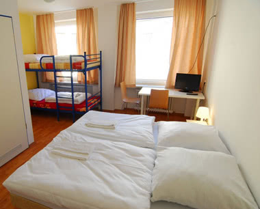 Kursfahrt A & O City Hostel Nürnberg: Zimmerbeispiel