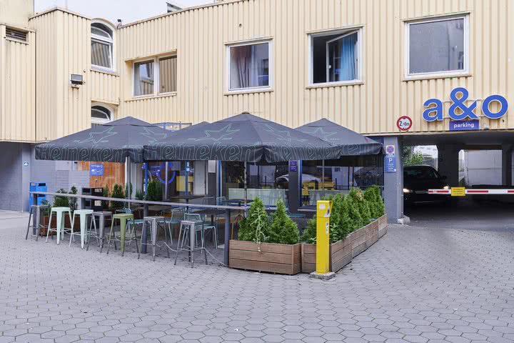 a&o Hamburg Reeperbahn - Terasse