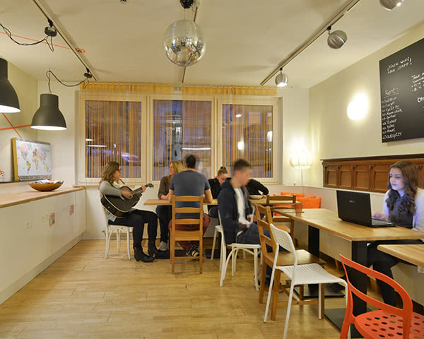 Schülerreise Hostel Bremen: Aufenthaltsraum