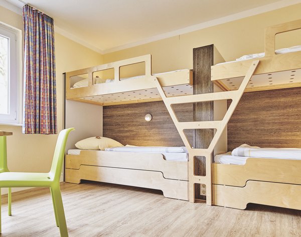 Jugendherberge Verden - Vierbettzimmer Bildnachweis DJH Jugendherbergen im Nordwesten