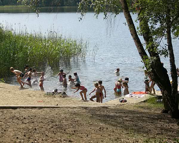 Schülerfahrten KIEZ Frauensee- Badestrand