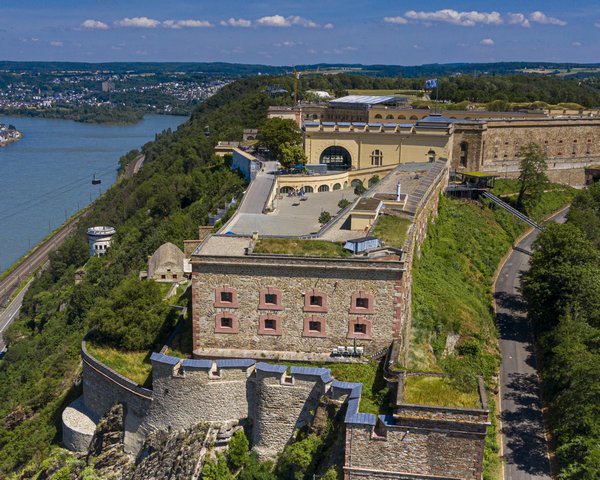 Jugendherberge Festung Ehrenbreitstein Koblenz - Außenansicht