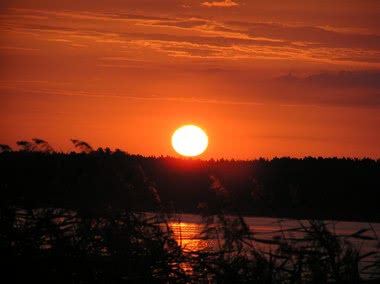 Klassenreisen zum Woblitzsee: traumhafte Sonnenuntergänge