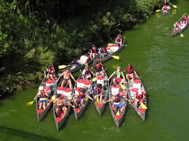 Klassenfahrt : Kanutour Mecklenburger Seenplatte