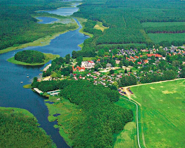 Klassenreise Ferienpark Mirow: Luftaufnahme