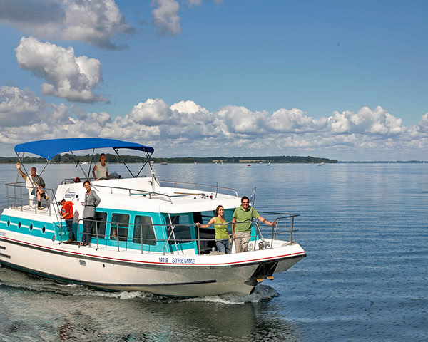 Jugendreise Hausboot Müritz: Unterbringung