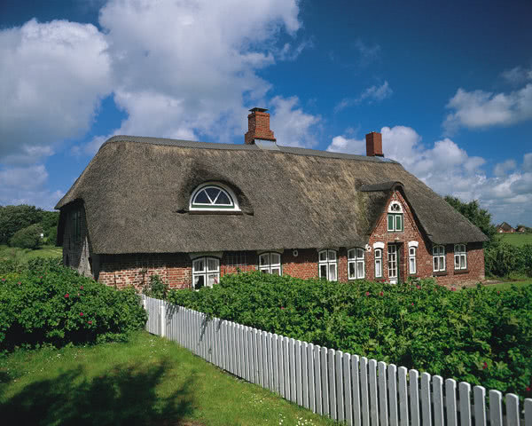 Klassenfahrt Nordsee - Typisches Friesenhaus