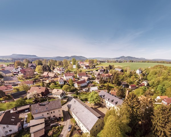 Jugendherberge Bad Schandau - Drohnenansicht