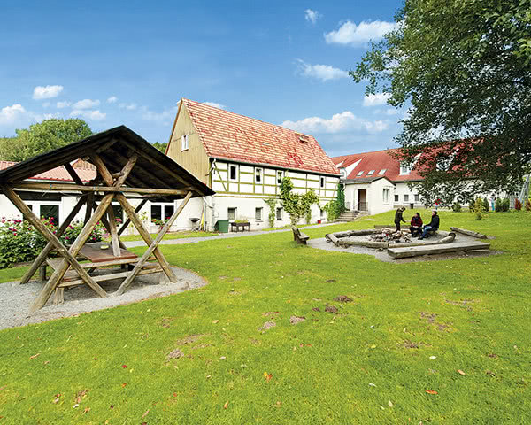 Klassenreise Spukschloss Bahratal: Außenansicht