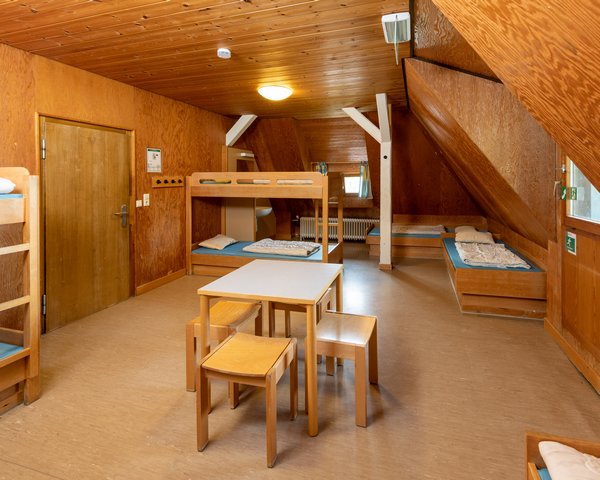 Jugendherberge Feldberg-Hebelhof - Mehrbettzimmer Foto: Heiko Potthoff