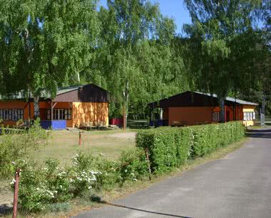 Klassenfahrt Usedom: Außenanlage der Unterkunft