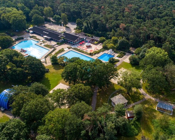 Waldfreibad Walbeck - Außenansicht von oben