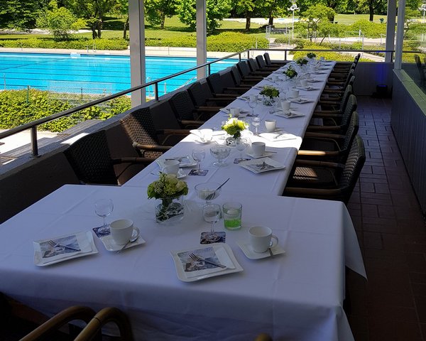 Waldfreibad Walbeck - Terrasse