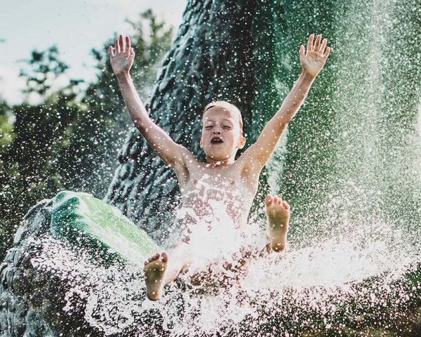Trixi Park - Wasserfall