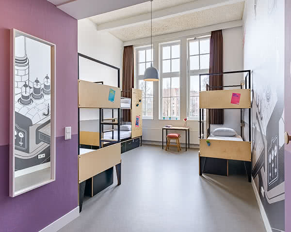 Stayokay Amsterdam Zeeburg: Amsterdam Stayokay Zeeburg Mehrbettzimmer