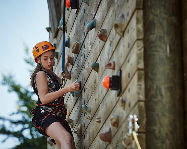 Jugendreise Center Parcs Het Heijderbos: Kletterwand