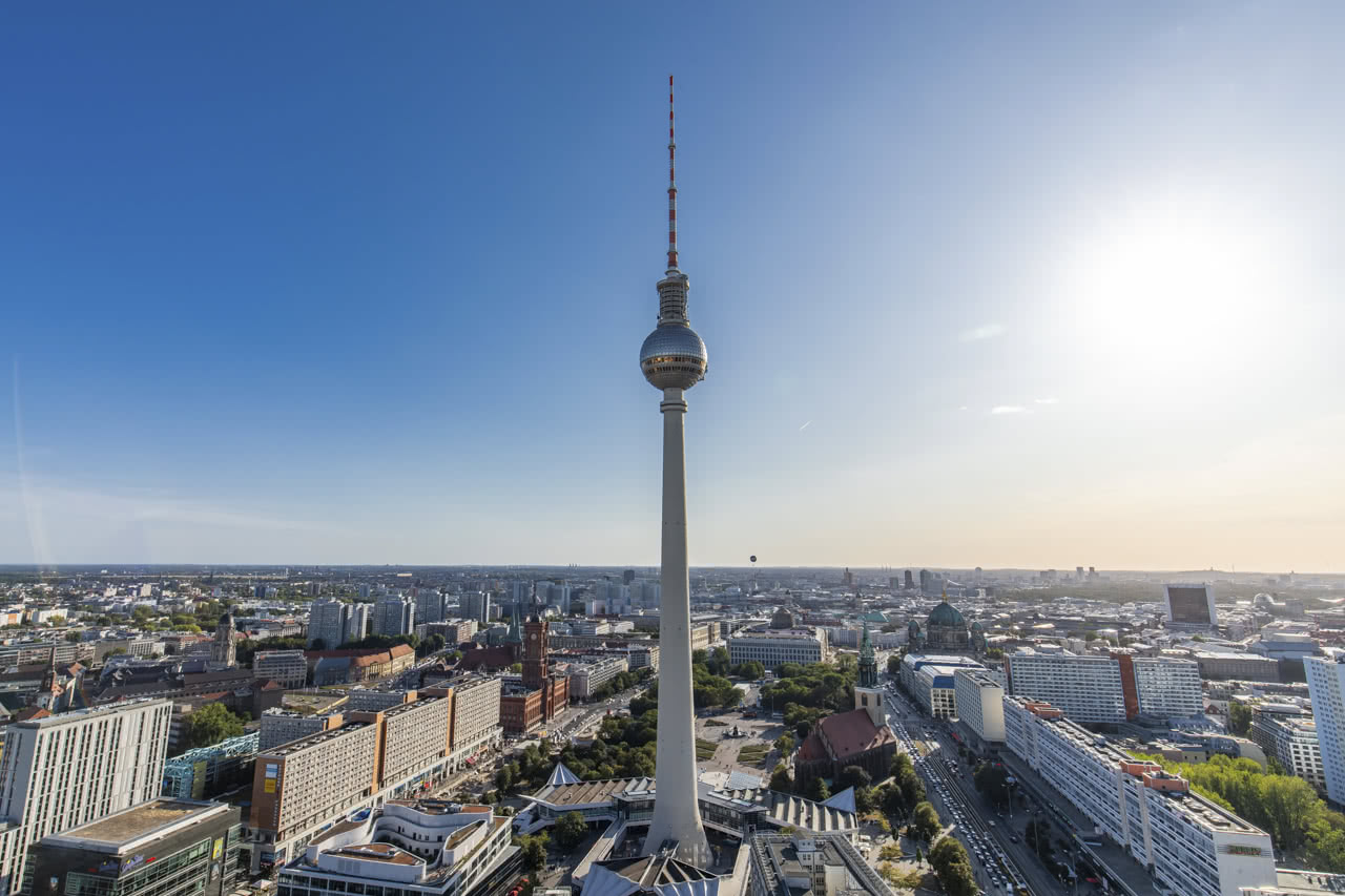 Blick auf den Fernsehturm