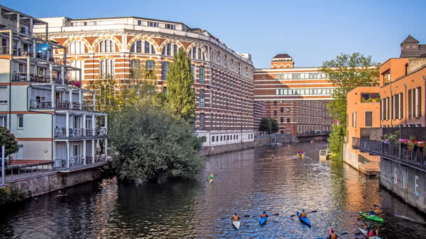 Kanutour durch die Innenstadt