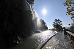 Wasserfall auf dem Weg zur Zitadelle