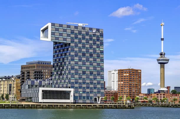 STC-Gebäude und Euromast Rotterdam