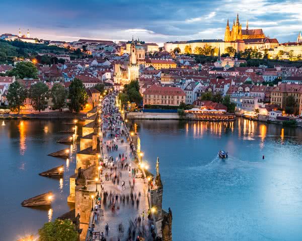 Blick auf Prager Burg