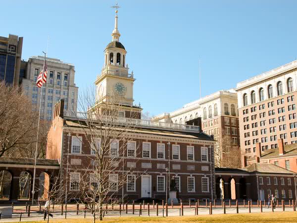 Die Independence Hall in Philadelphia