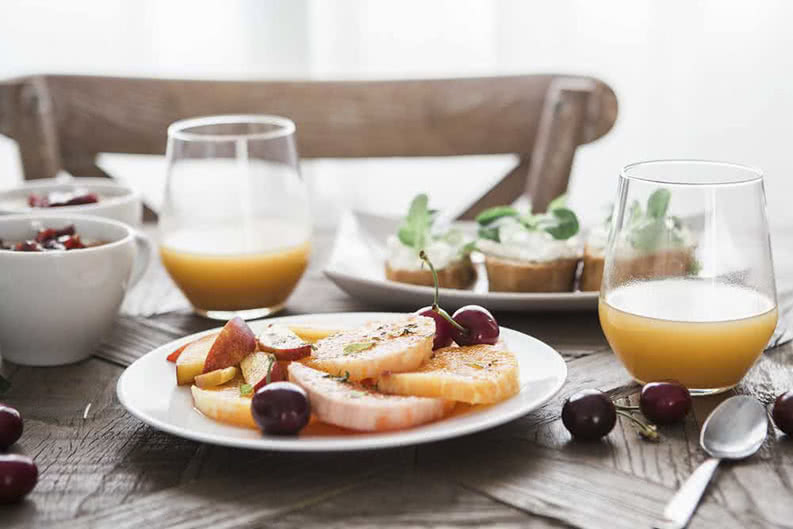 gesundes Frühstück auf Klassenfahrt