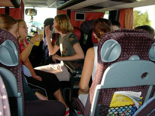 Regeln auf der Busfahrt mit Schülerinnen und Schülern