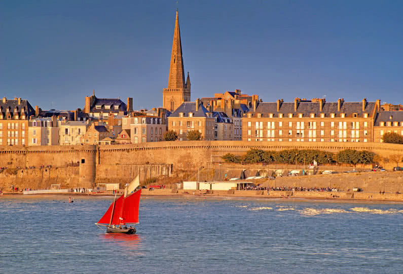 Blick auf St Malo
